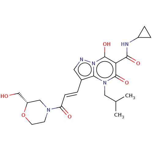 Chemical structure of BindingDB Monomer ID 660084