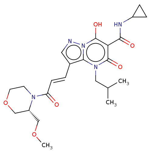 Chemical structure of BindingDB Monomer ID 660095
