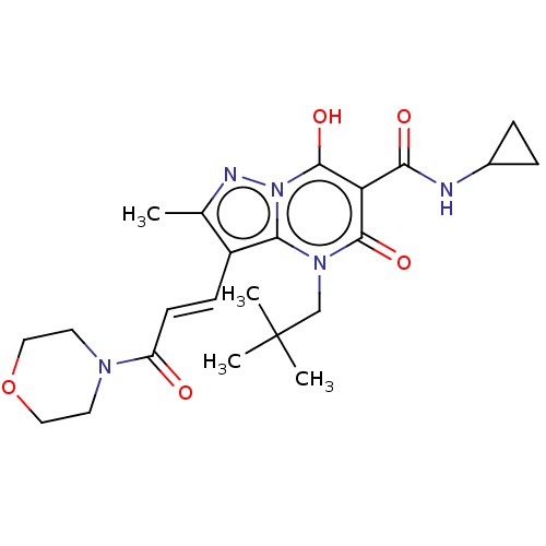 Chemical structure of BindingDB Monomer ID 660145