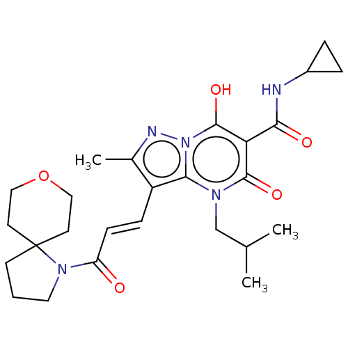 Chemical structure of BindingDB Monomer ID 660194