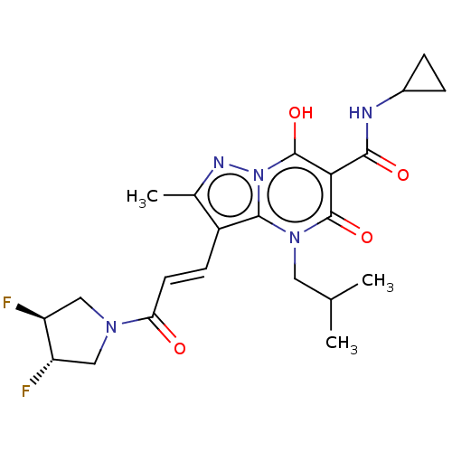 Chemical structure of BindingDB Monomer ID 660318