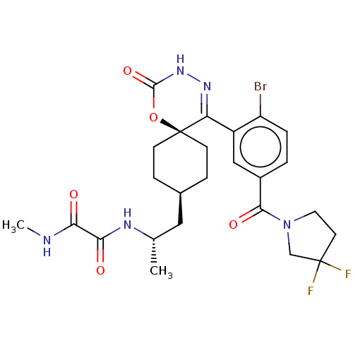 Chemical structure of BindingDB Monomer ID 661786