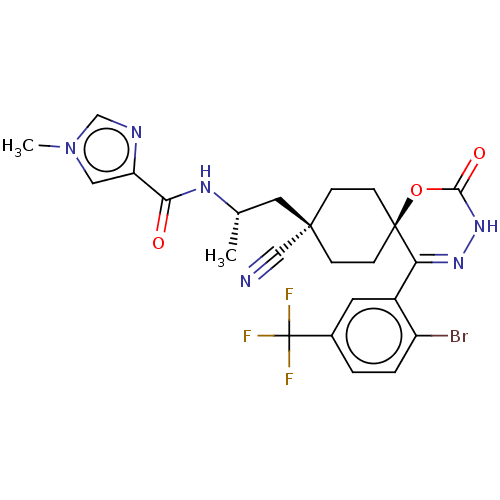 Chemical structure of BindingDB Monomer ID 661809