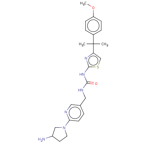 Chemical structure of BindingDB Monomer ID 662273