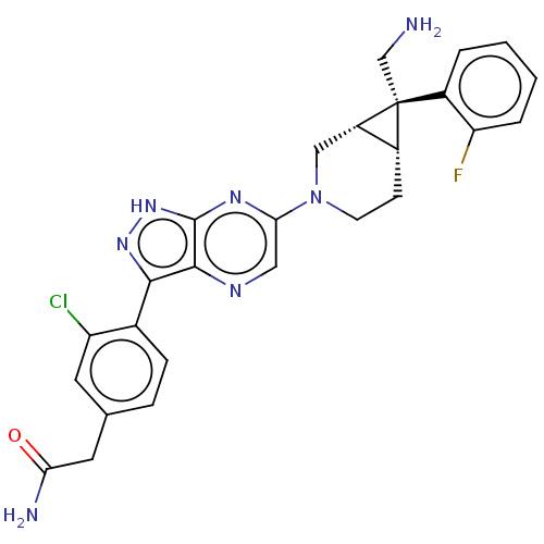 Chemical structure of BindingDB Monomer ID 663490