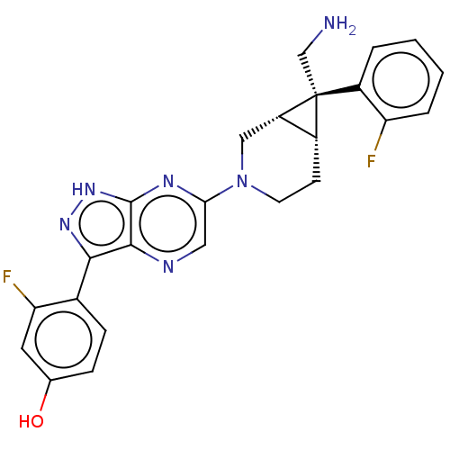 Chemical structure of BindingDB Monomer ID 663494
