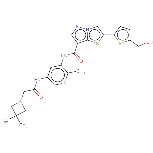 Chemical structure of BindingDB Monomer ID 664196