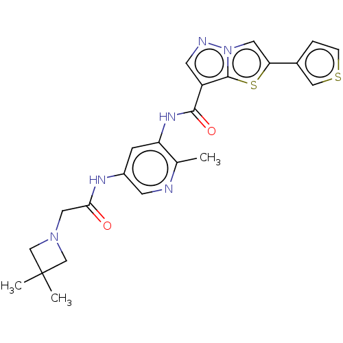 Chemical structure of BindingDB Monomer ID 664200