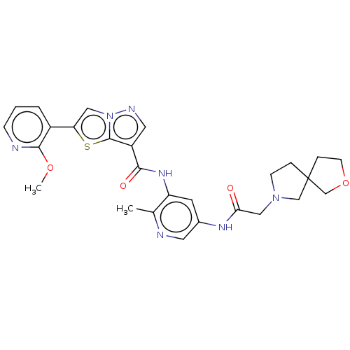 Chemical structure of BindingDB Monomer ID 664237
