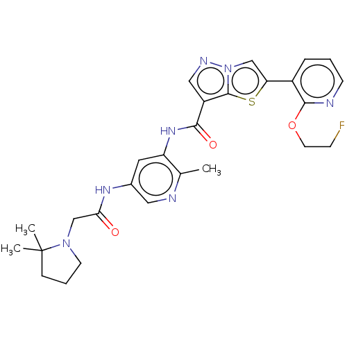 Chemical structure of BindingDB Monomer ID 664365