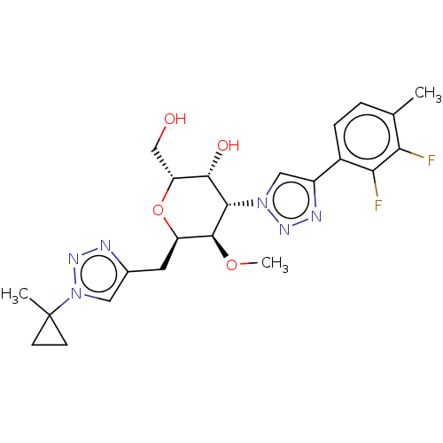 Chemical structure of BindingDB Monomer ID 664436