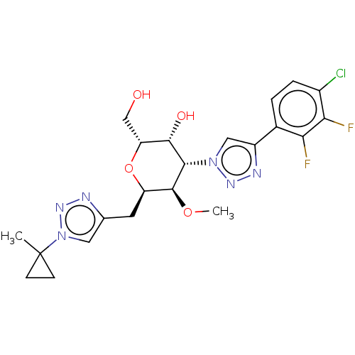 Chemical structure of BindingDB Monomer ID 664462