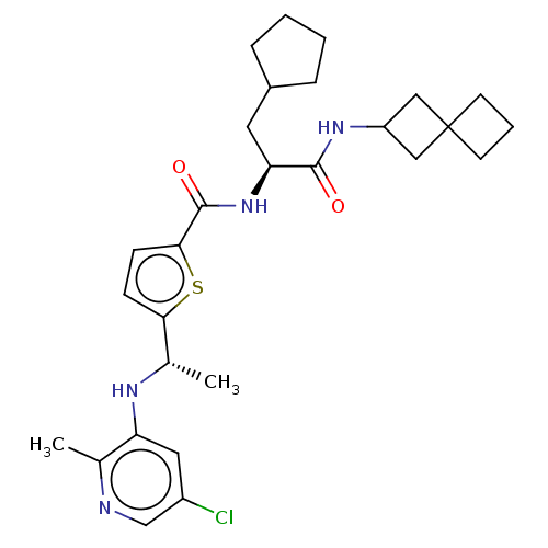 Chemical structure of BindingDB Monomer ID 665420