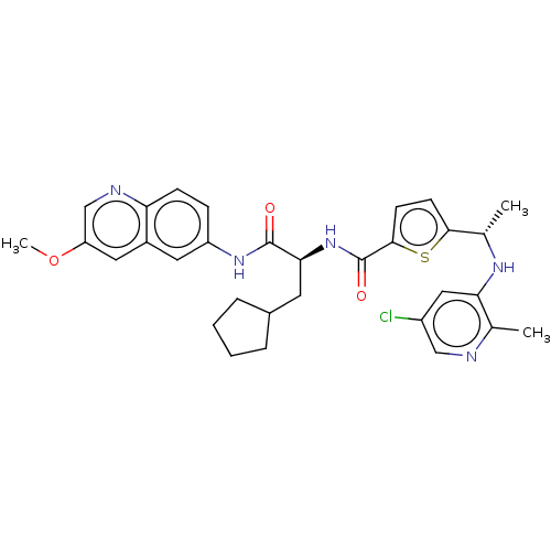 Chemical structure of BindingDB Monomer ID 665496