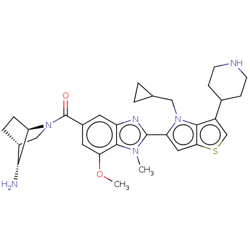 Chemical structure of BindingDB Monomer ID 674515