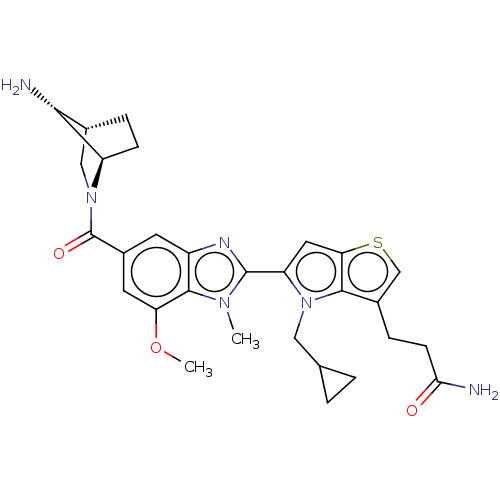 Chemical structure of BindingDB Monomer ID 674523