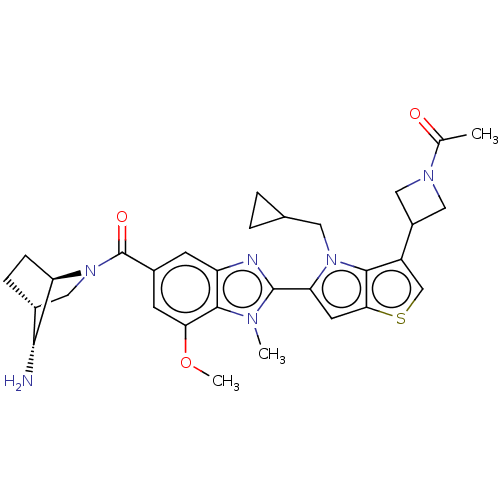 Chemical structure of BindingDB Monomer ID 674535