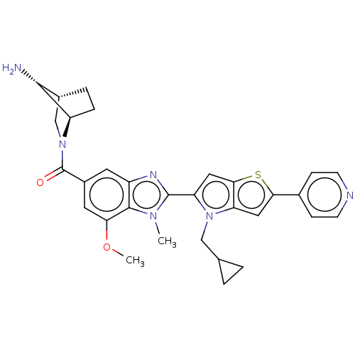 Chemical structure of BindingDB Monomer ID 674537