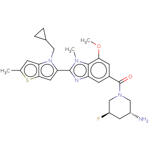 Chemical structure of BindingDB Monomer ID 674540