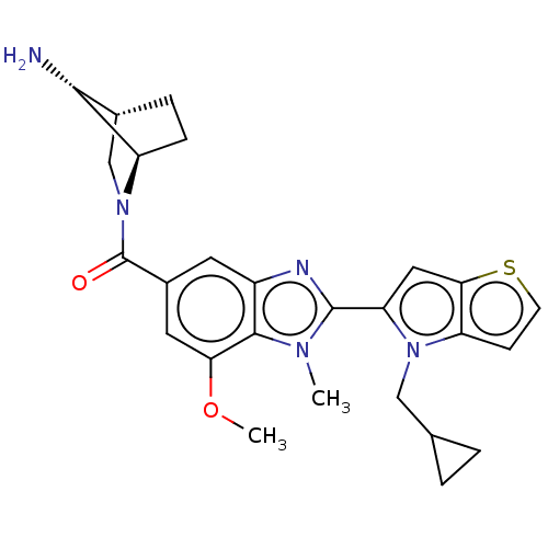 Chemical structure of BindingDB Monomer ID 674541