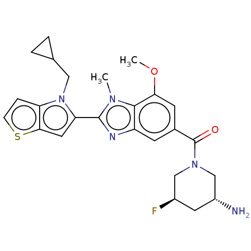 Chemical structure of BindingDB Monomer ID 674542