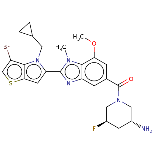 Chemical structure of BindingDB Monomer ID 674543
