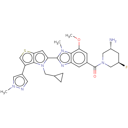 Chemical structure of BindingDB Monomer ID 674545