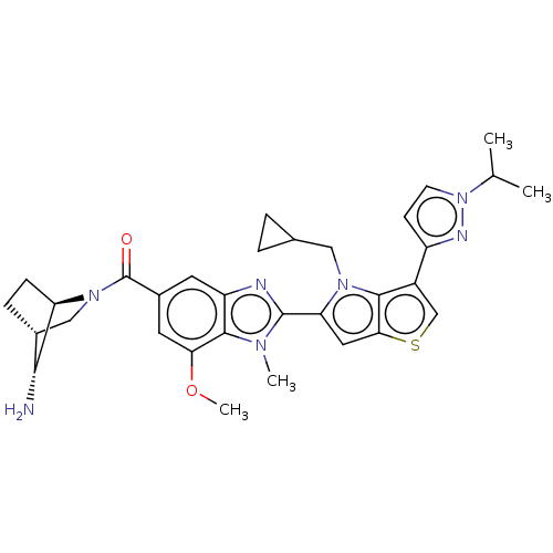 Chemical structure of BindingDB Monomer ID 674546