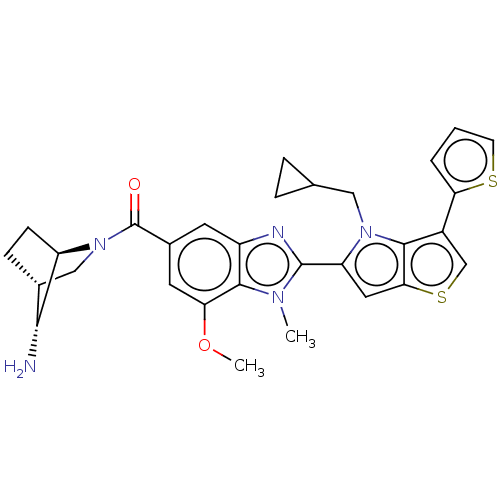 Chemical structure of BindingDB Monomer ID 674550