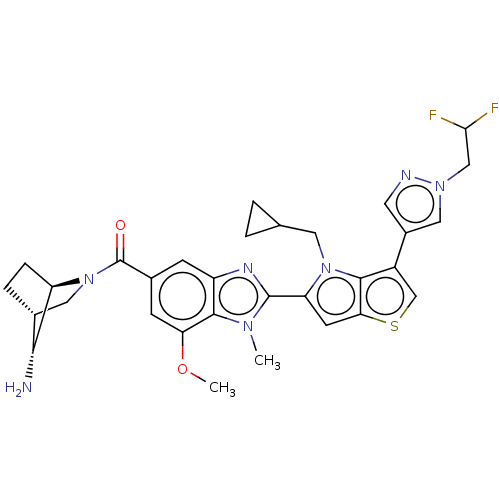 Chemical structure of BindingDB Monomer ID 674555