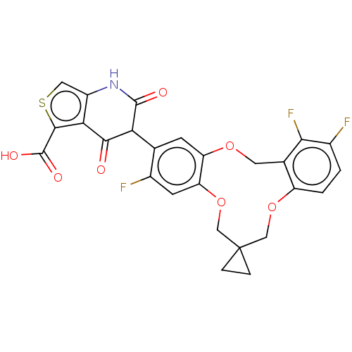 Chemical structure of BindingDB Monomer ID 675242