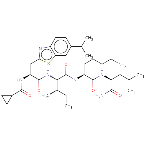 Chemical structure of BindingDB Monomer ID 681127