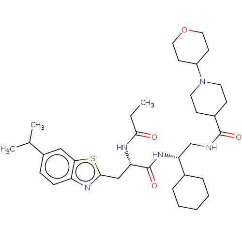 Chemical structure of BindingDB Monomer ID 681156