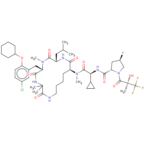Chemical structure of BindingDB Monomer ID 684374