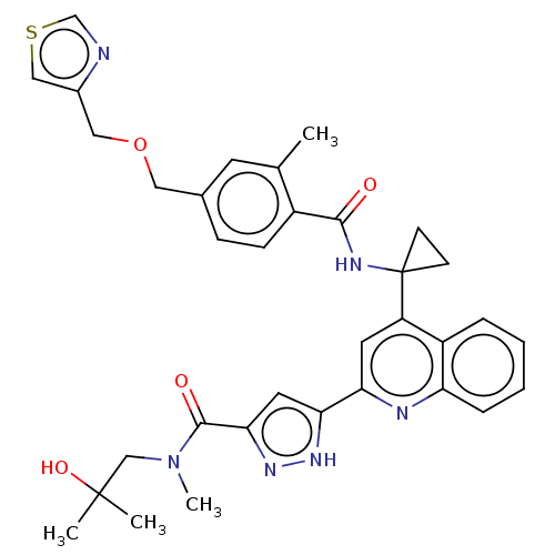 Chemical structure of BindingDB Monomer ID 686205