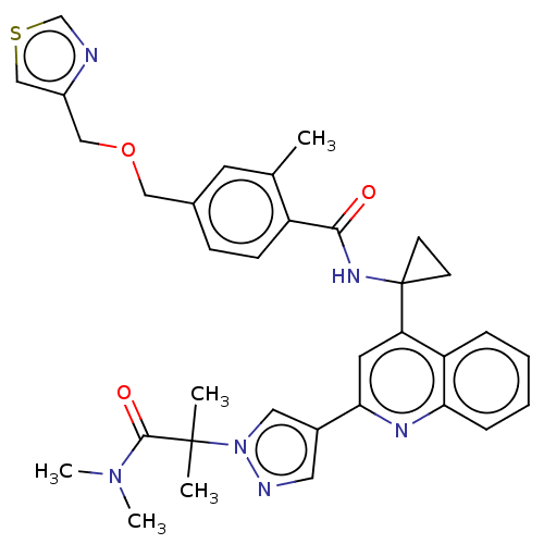 Chemical structure of BindingDB Monomer ID 686211