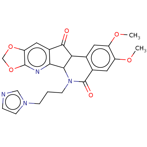 Chemical structure of BindingDB Monomer ID 694215