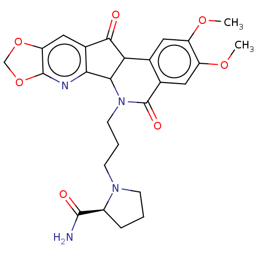 Chemical structure of BindingDB Monomer ID 694221