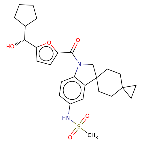 Chemical structure of BindingDB Monomer ID 695754