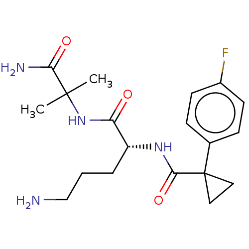 Chemical structure of BindingDB Monomer ID 697170