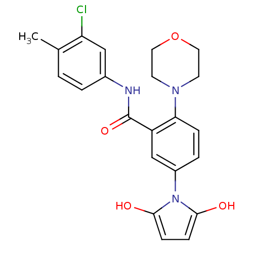 Chemical structure of BindingDB Monomer ID 76256