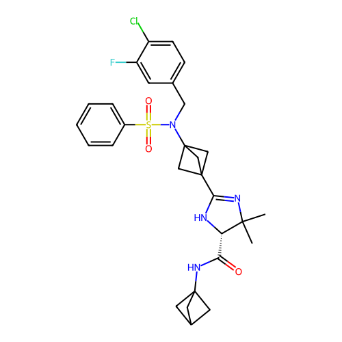 Chemical structure of BindingDB Monomer ID 701604