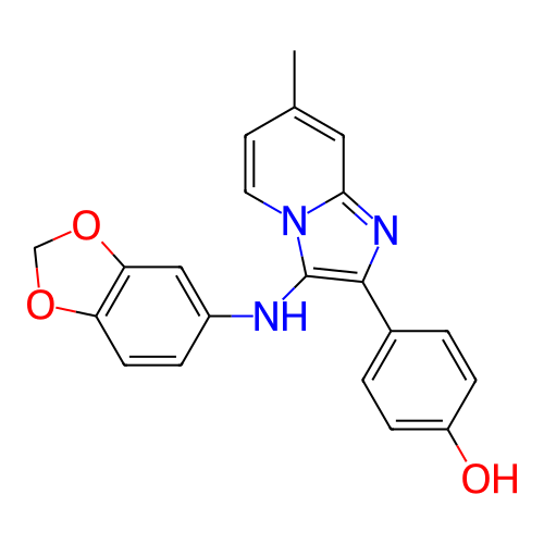 Chemical structure of BindingDB Monomer ID 707365