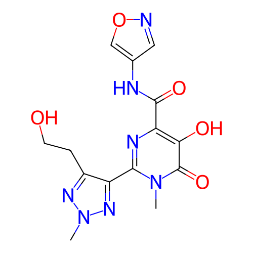 Chemical structure of BindingDB Monomer ID 708036