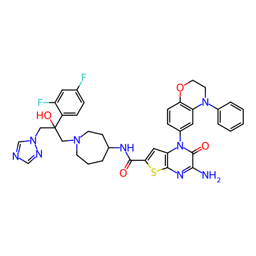 Chemical structure of BindingDB Monomer ID 708406