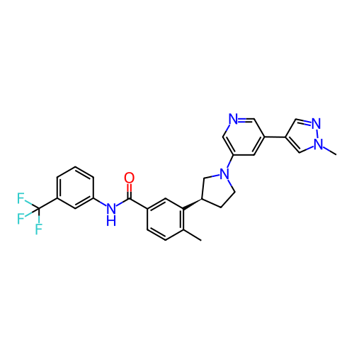 Chemical structure of BindingDB Monomer ID 708579
