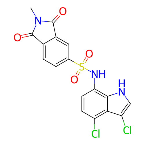 Chemical structure of BindingDB Monomer ID 708595
