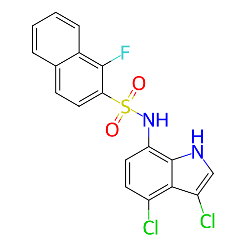 Chemical structure of BindingDB Monomer ID 708601