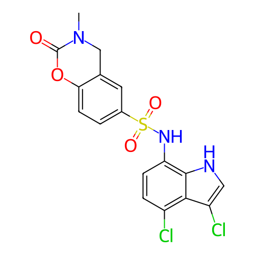 Chemical structure of BindingDB Monomer ID 708609