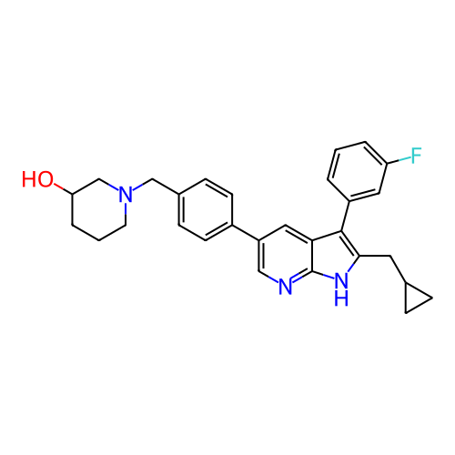 Chemical structure of BindingDB Monomer ID 708818